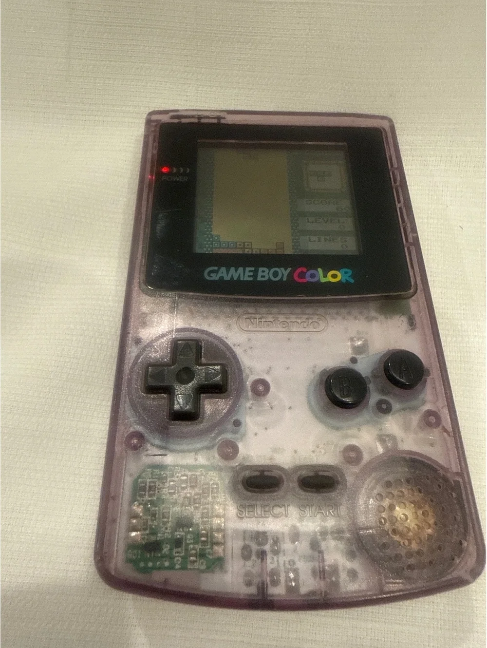 Nintendo Game Boy Color Atomic Purple with 4 Games